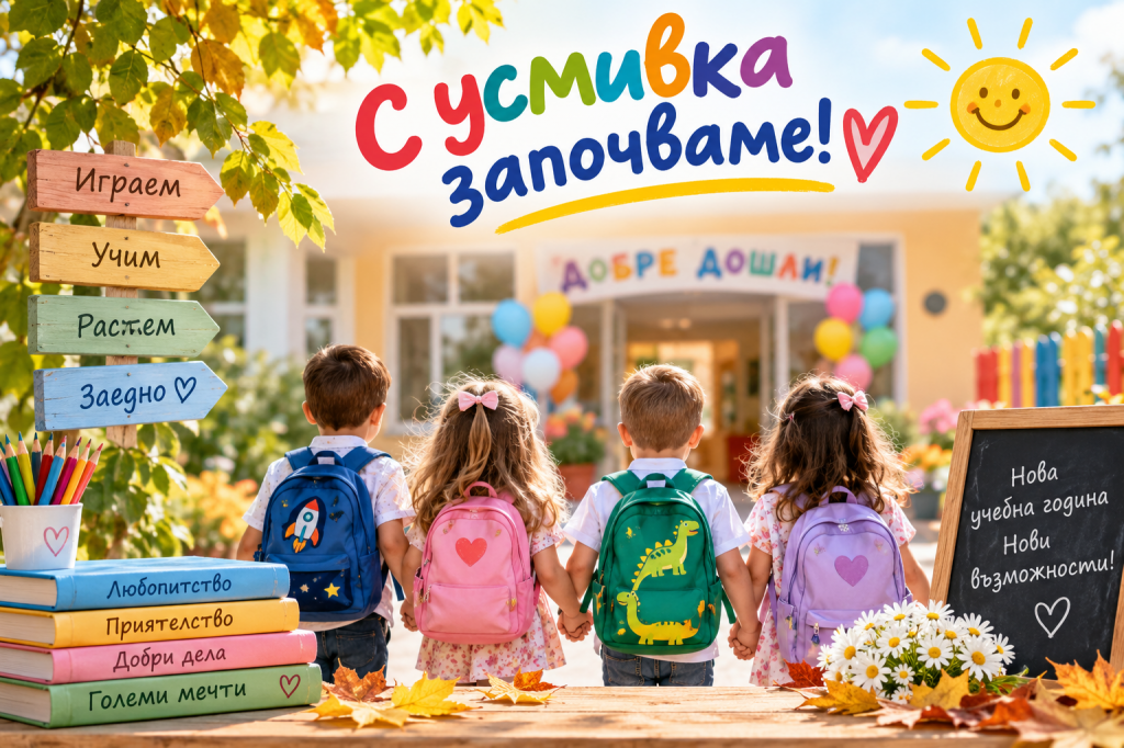 "С усмивка към новата учебна година!" - ДГ Вихрогонче в село Конуш